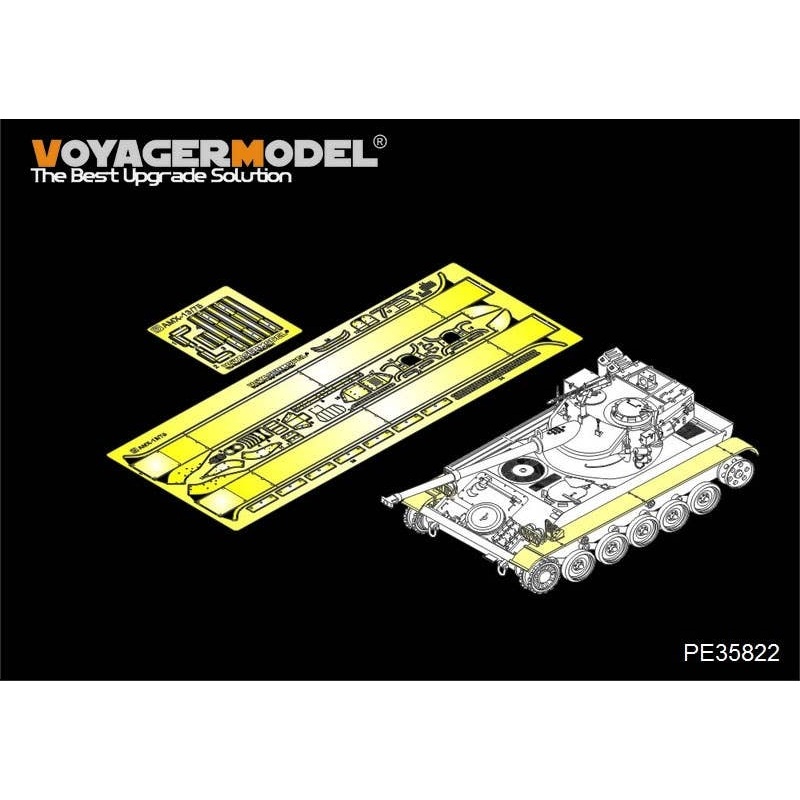 1/35 Modern French AMX-13/75 Light Tank Fenders for TAKOM