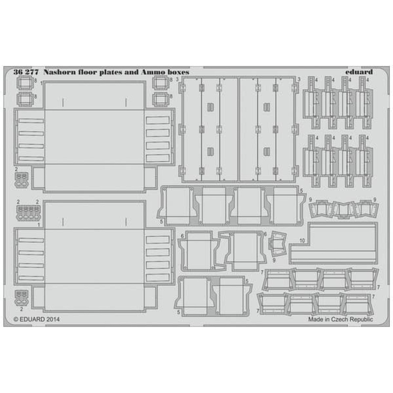 1/35 Nashorn Floor Panel & Ammo Box (for Tamiya)