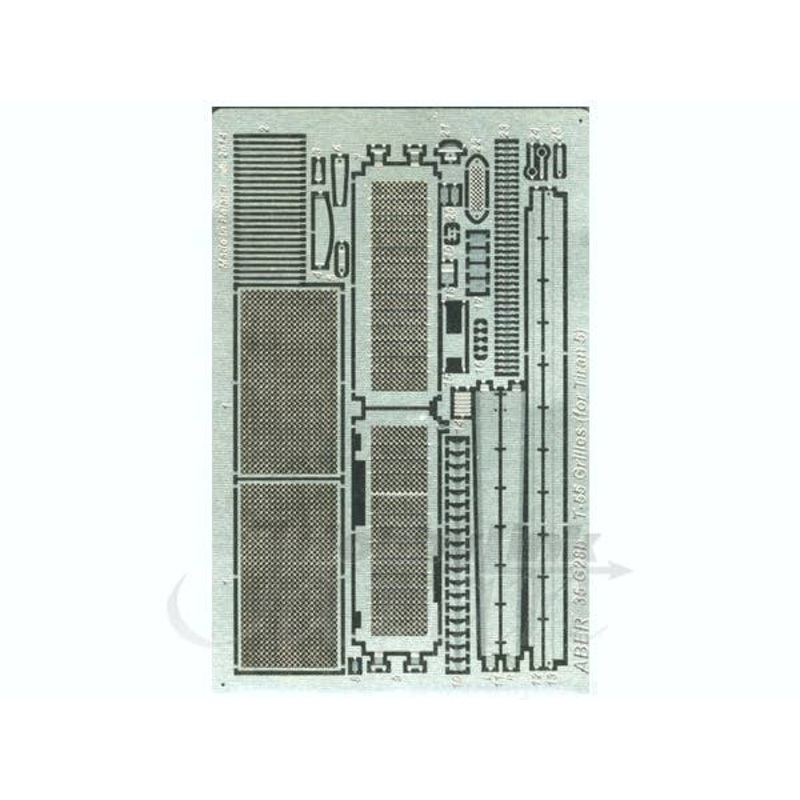 1/35 Russia T-55/Tiran 5 Engine Grill (for Tamiya)