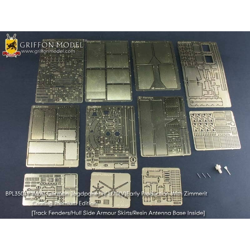 1/35 WW.II German Jagdpanzer IV L/70(V) Early Production with Zimmerit Coating Premium Edition