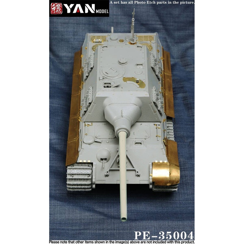 1/35 WWII German Jadgtiger Heavy Tank Destroyer  2in1 PE set for Takom 8001