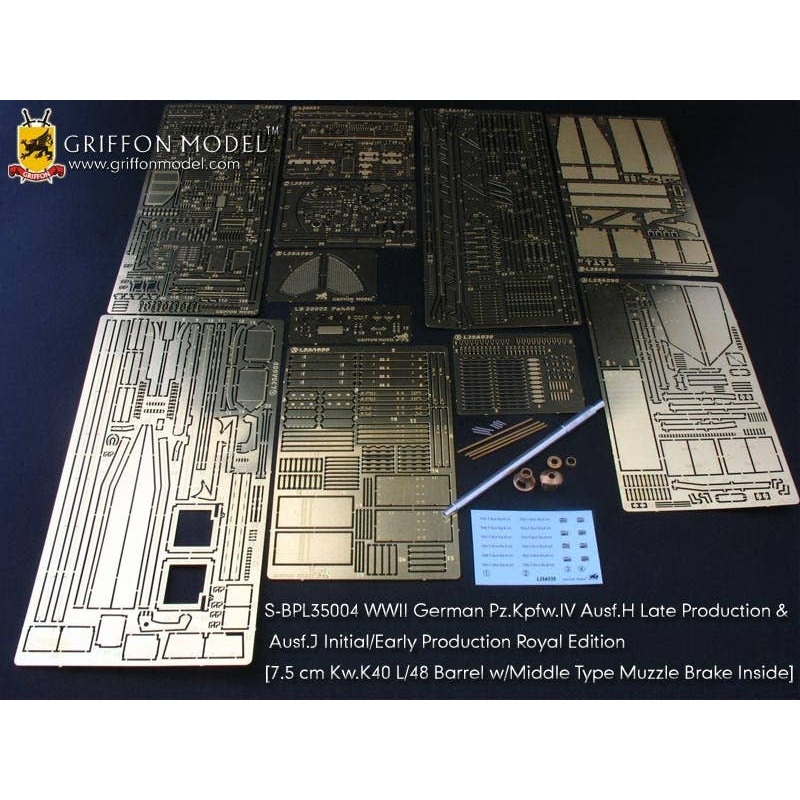 1/35 WWII German Pz.Kpfw.IV Ausf.H Late Production & Ausf.J Initial/Early Production Royal Edition