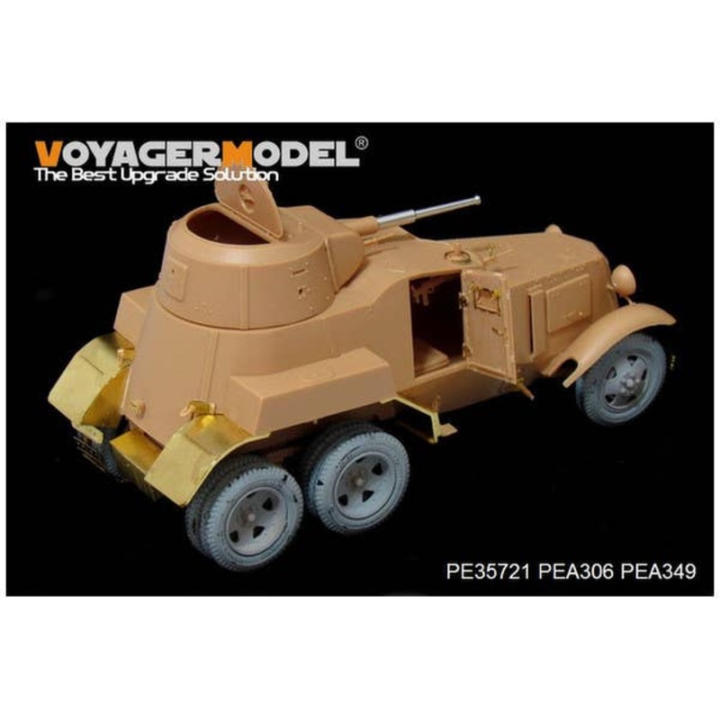 1/35 WWII Soviet BA-10 Armored Vehicle Basic (for Hobby Boss)