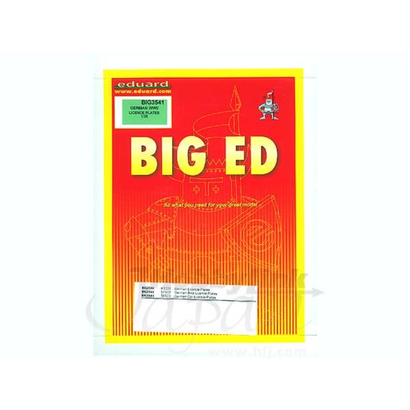 1/35 German WWII License Plates Big Ed set