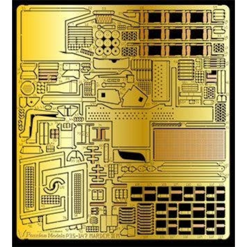 1/35 Marder III M Photo-Etched Set (for Tamiya MM35364 35255)