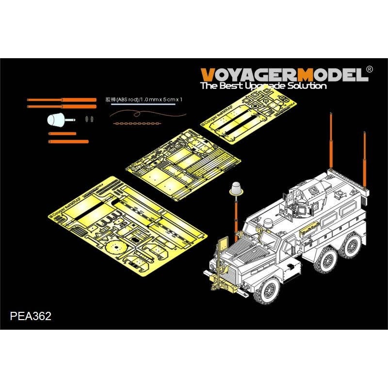 1/35 Modern US COUGAR 6x6 MRAP Additional Parts (for MENG)