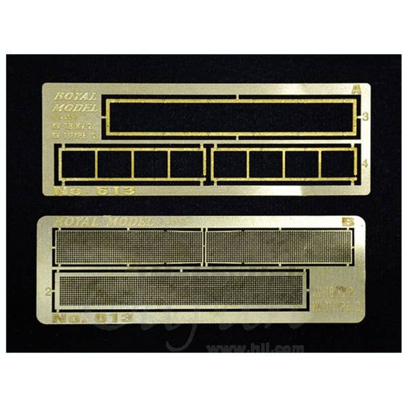 1/35 Photo-Etched Parts Engine Grill Screen for KV IB/II