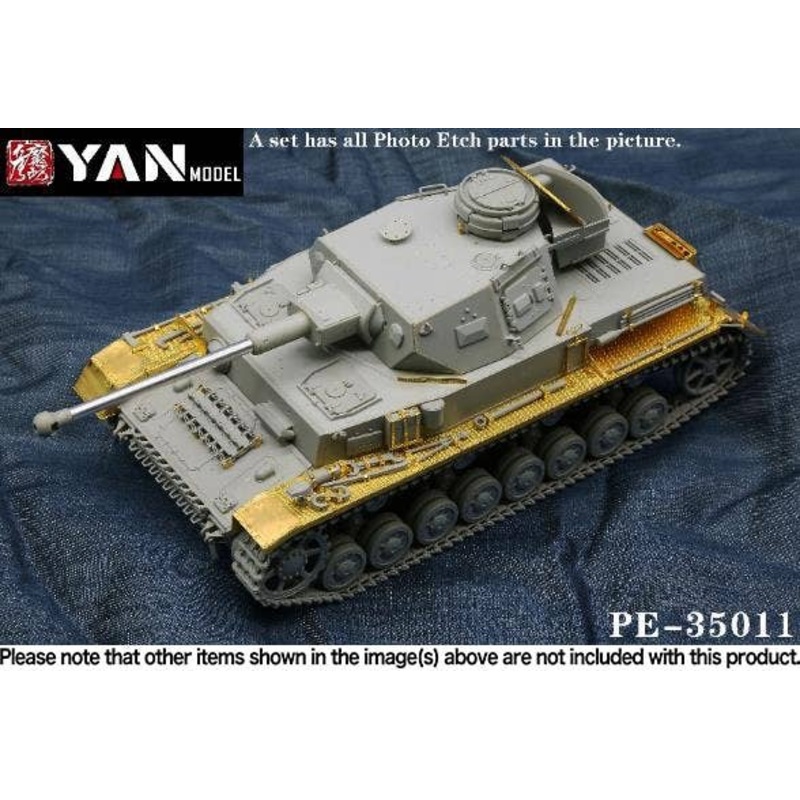 1/35 Pz.Kpfw.IV Ausf.F2 Photo-Etched Parts (for Border Model BT004)