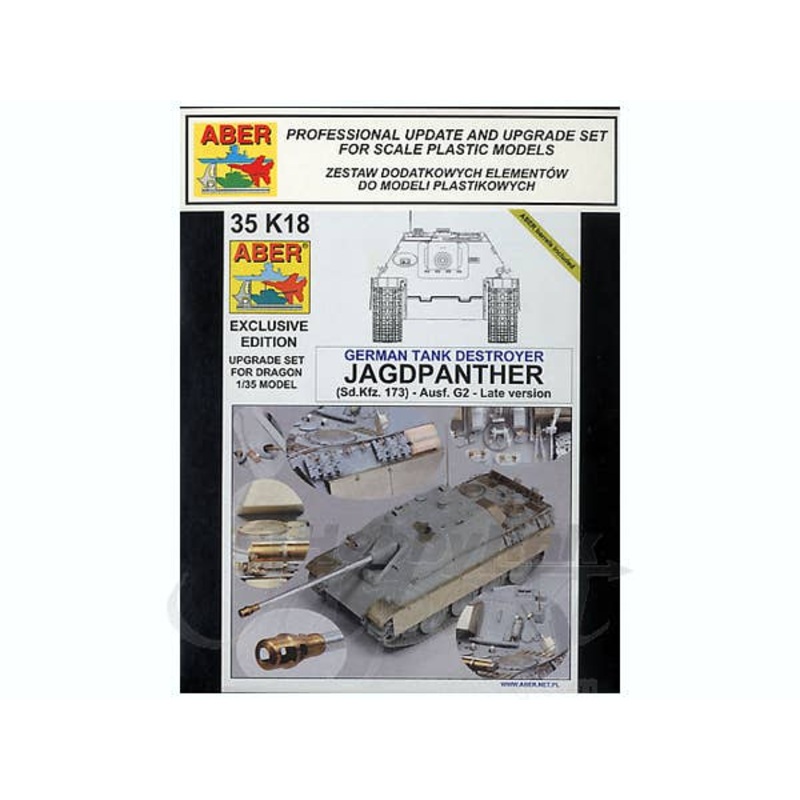 1/35 Sd.Kfz.173 Jagdpanther Late/final Detail Parts (Dragon)
