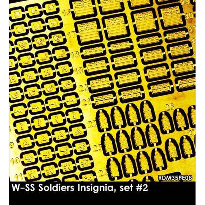 1/35 WW.II German Waffen-SS Insignia Set 2