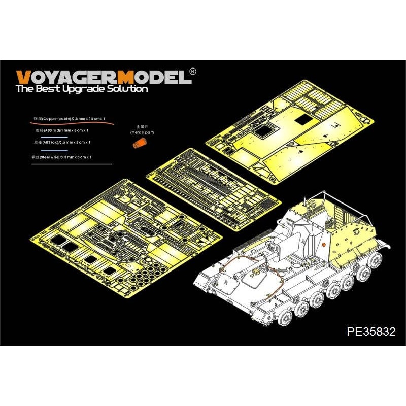 1/35 WWII Russian SU-76 Self-Propeller Gun Basic Parts (For TAMIYA)
