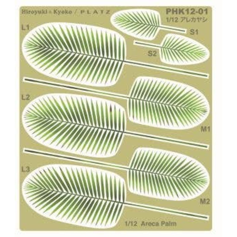 1/12 Plant Kit Series No.1 Areca Palm Etching Set