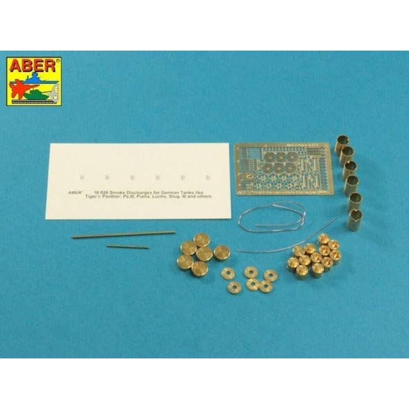 1/16 Smoke Discharges For German Tanks Like, Tiger I, Panther D, Puma, Luchs, Stug IIIG (For Various)