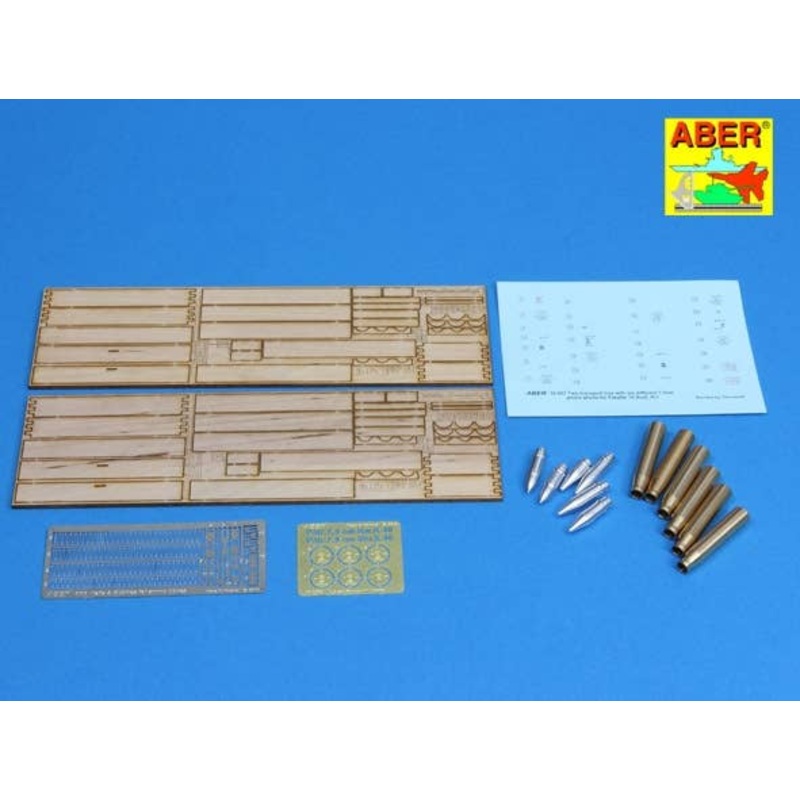 1/16 Two transport box with six different 7.5cm ammo for PzKpfw. IV, Ausf, H-J