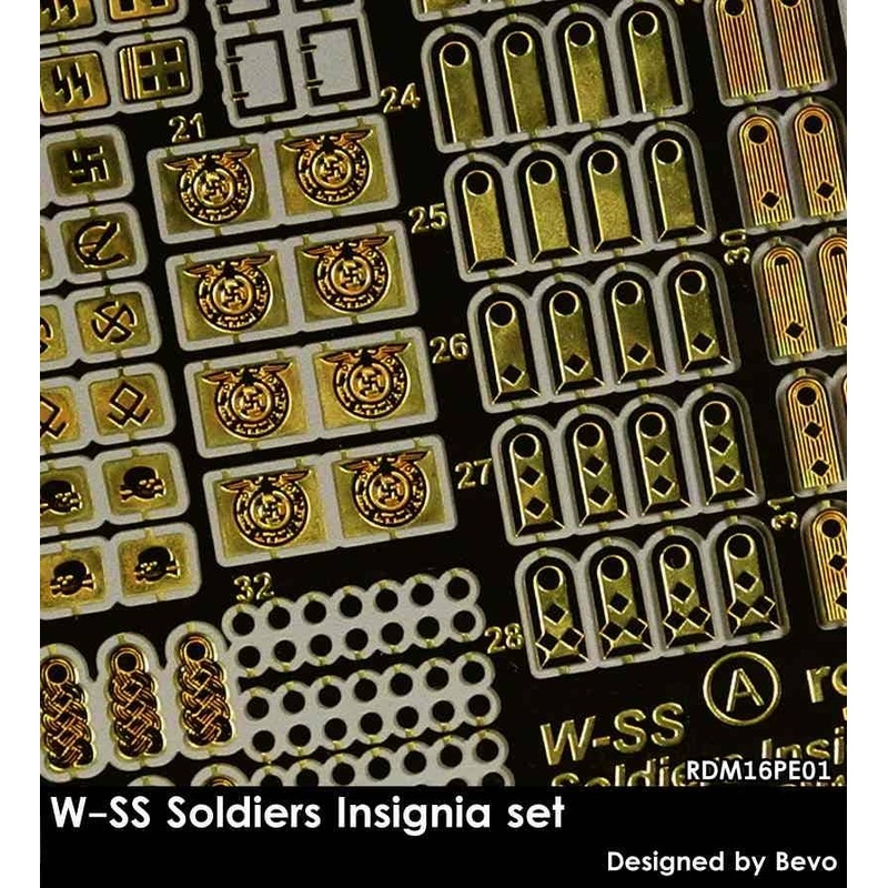 1/16 W-SS Soldiers Insignia Set