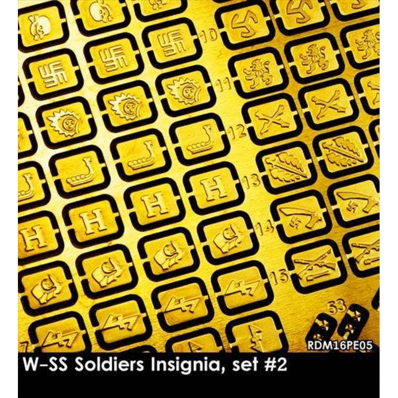 1/16 WW.II Waffen-SS Member Insignia Set 2