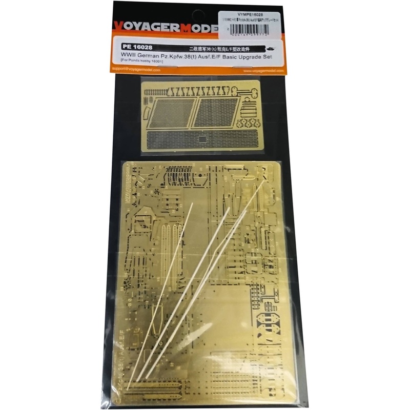 1/16 WWII German Pz.Kpfw.38(t) Ausf.E/F Basic Upgrade Set (for Panda Hobby)