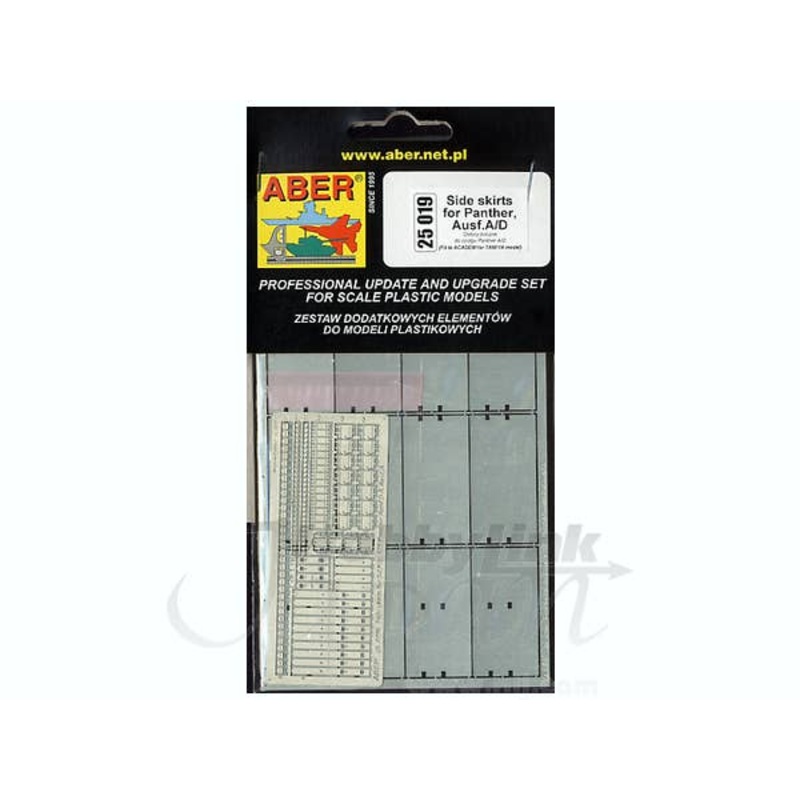 1/25 Side Skirts for Panther A/D (Tamiya)