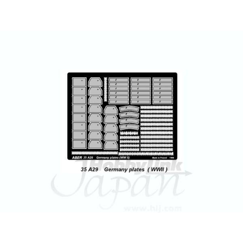 1/35 German Plates (WWII)