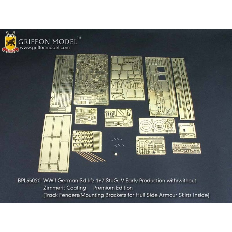 1/35 WW.II German Sd.kfz.167 StuG.IV Early Production with/without Zimmerit Coating Premium Edition