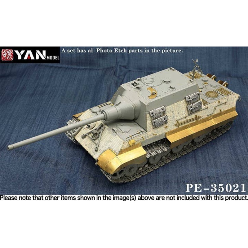 1/35 WWII German Jadgtiger Heavy Tank Destoryer Porsche type PE Sets For Takom 8003