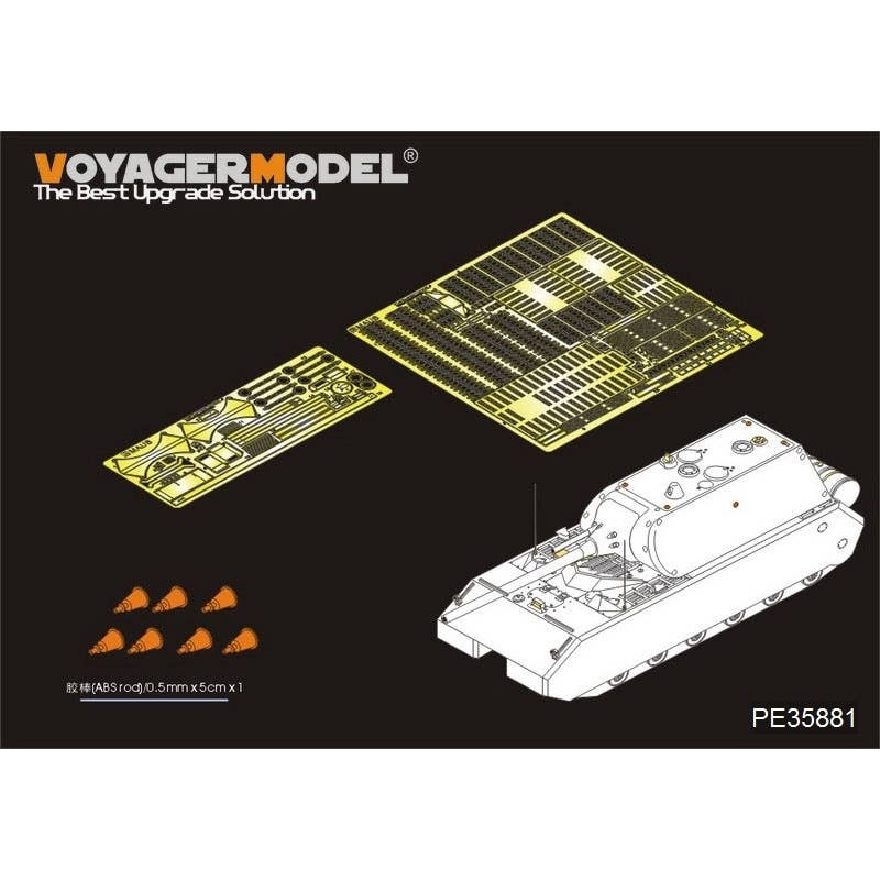 1/35 WWII German MAUS Super heavyy Tank Detail Parts for Takom