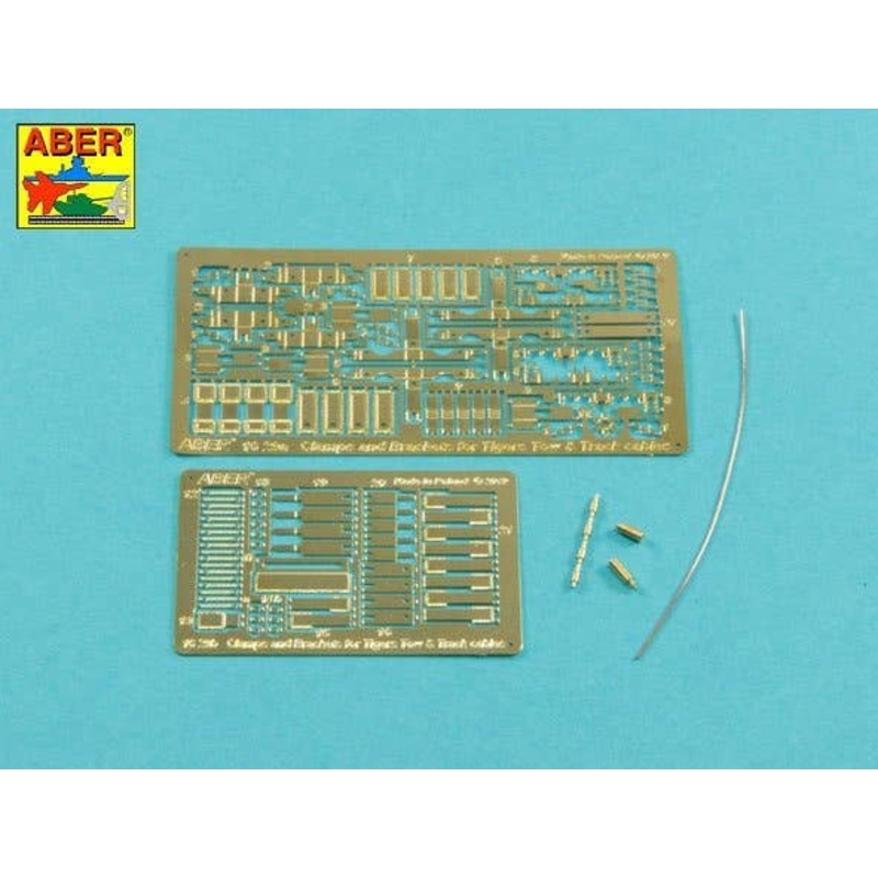 Clamps and Brackets for Tow & Track Cablesused on Tiger I & King Tiger (for Various)