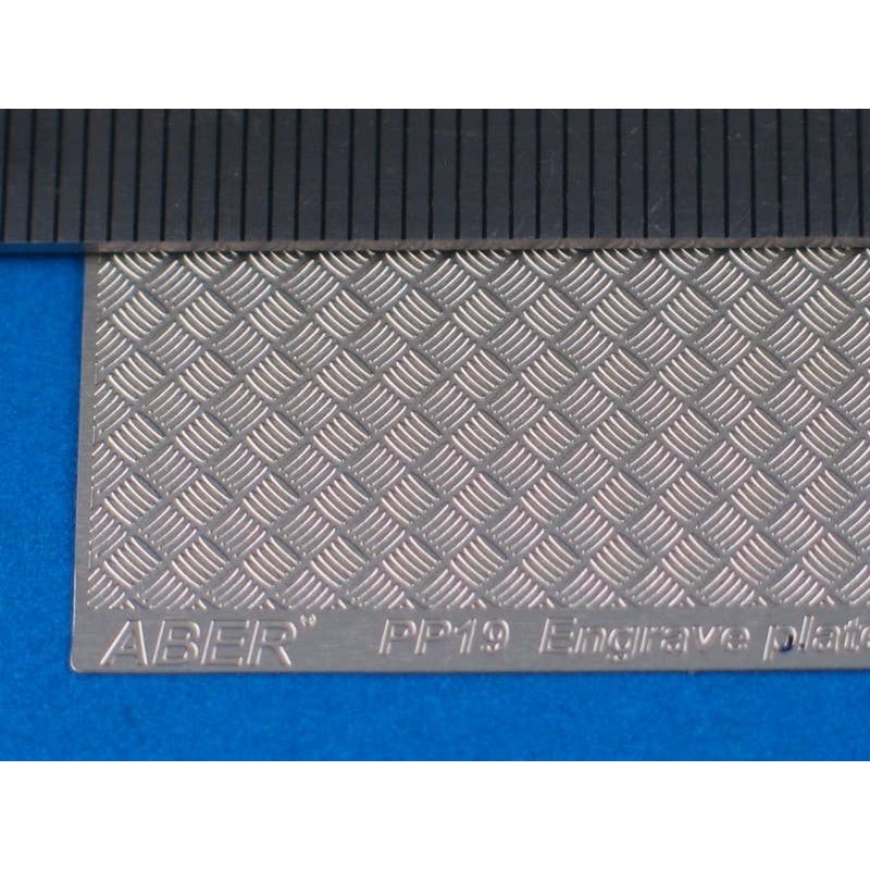Engrave Plates No.19 (Modern Type 5x5 Strips, 1:24/25 Scale)