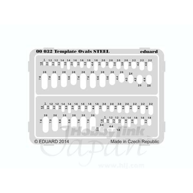 Metal Template Oval