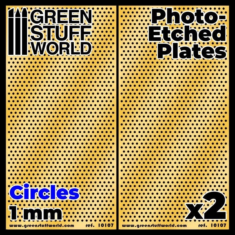 Photo-Etched Plates 1.0mm Large Circles