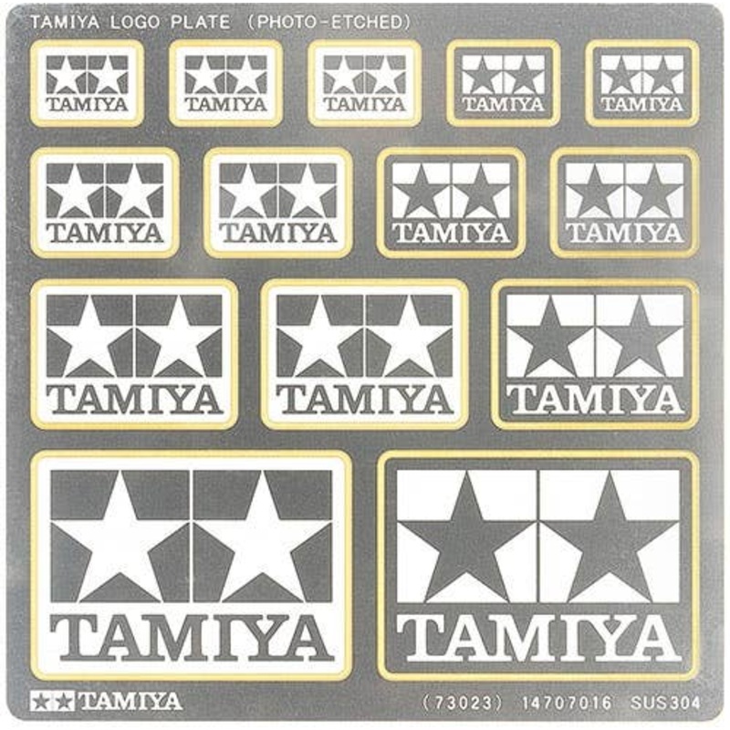 Tamiya Logo Plate (Photo-Etched)