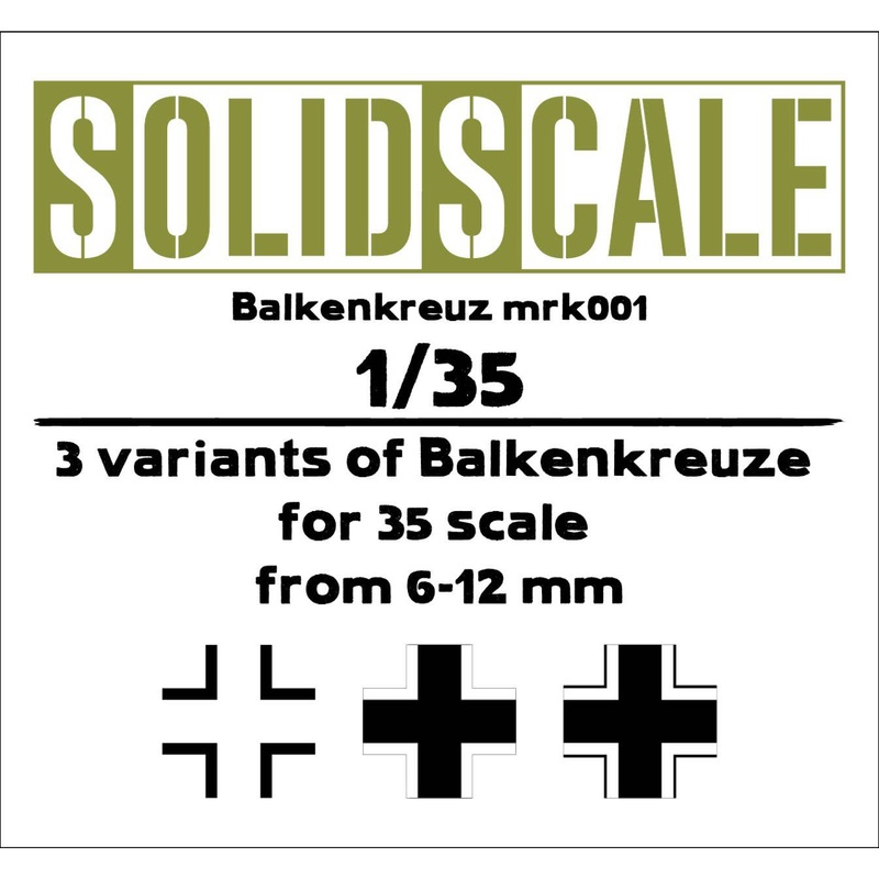 1/35 BALKENKREUZ (Set No. 1)