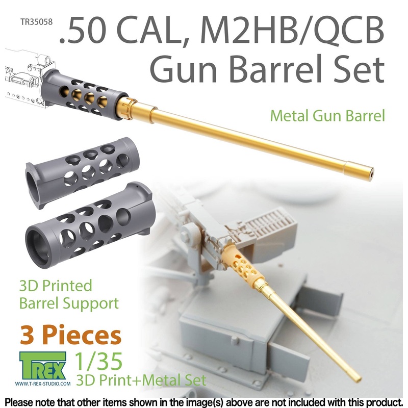 1/35 Barrel Set for Current American M2 Heavy Machine Gun HB / QCB (set of 3)
