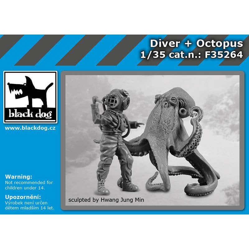 1/35 Diver and octopus