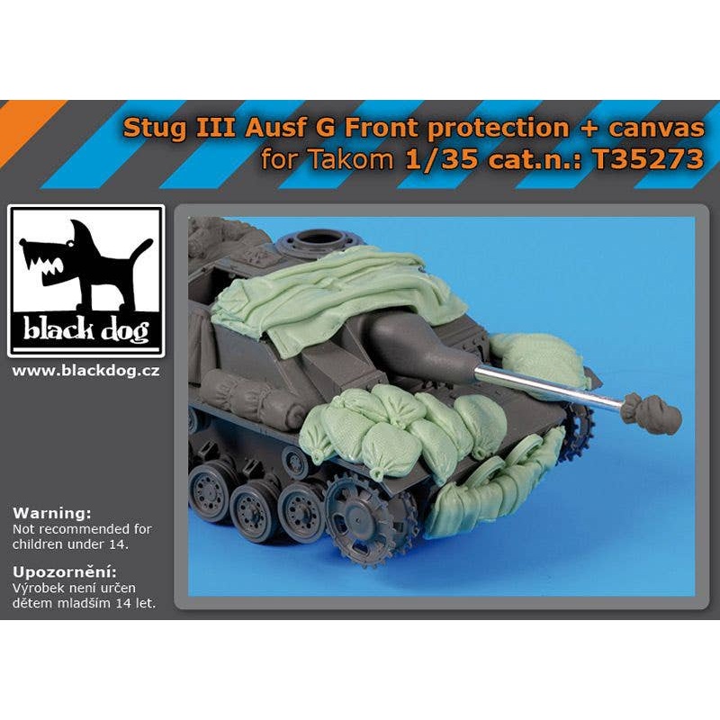 1/35 Stug III Ausf G front protection, canvas