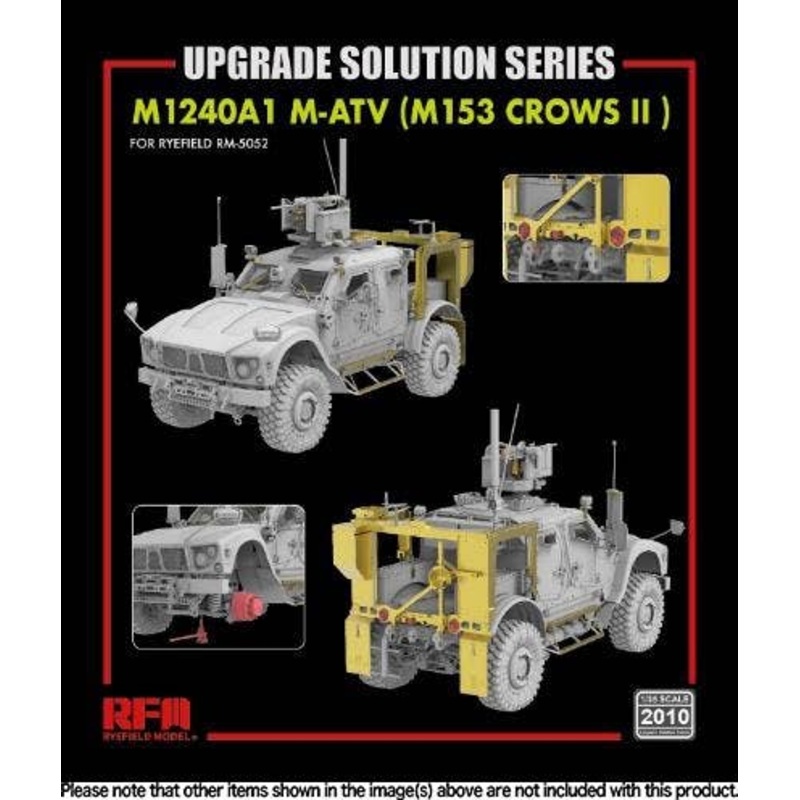 1/35 Upgraded Parts Set for M1240A1 M-ATV w / M153 CROWS II (for RFM5052)