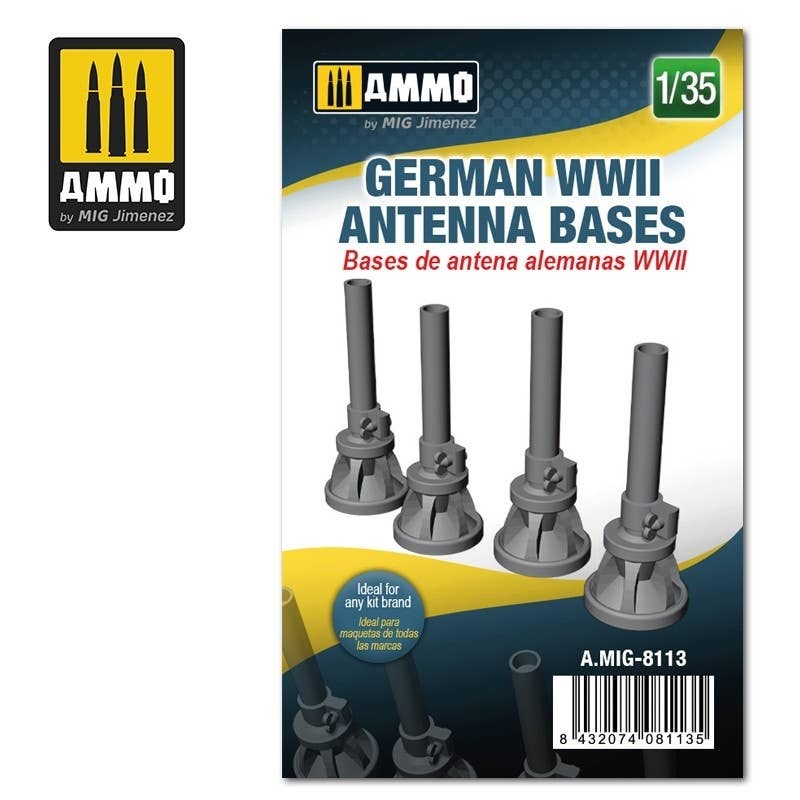 1/35 WW.II German Military Vehicle Antenna Base