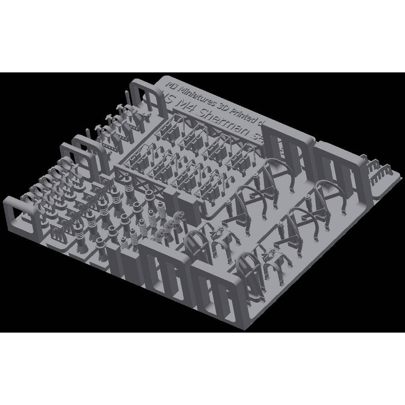 1/35 WWII USM4 Sherman Detail Upset 1