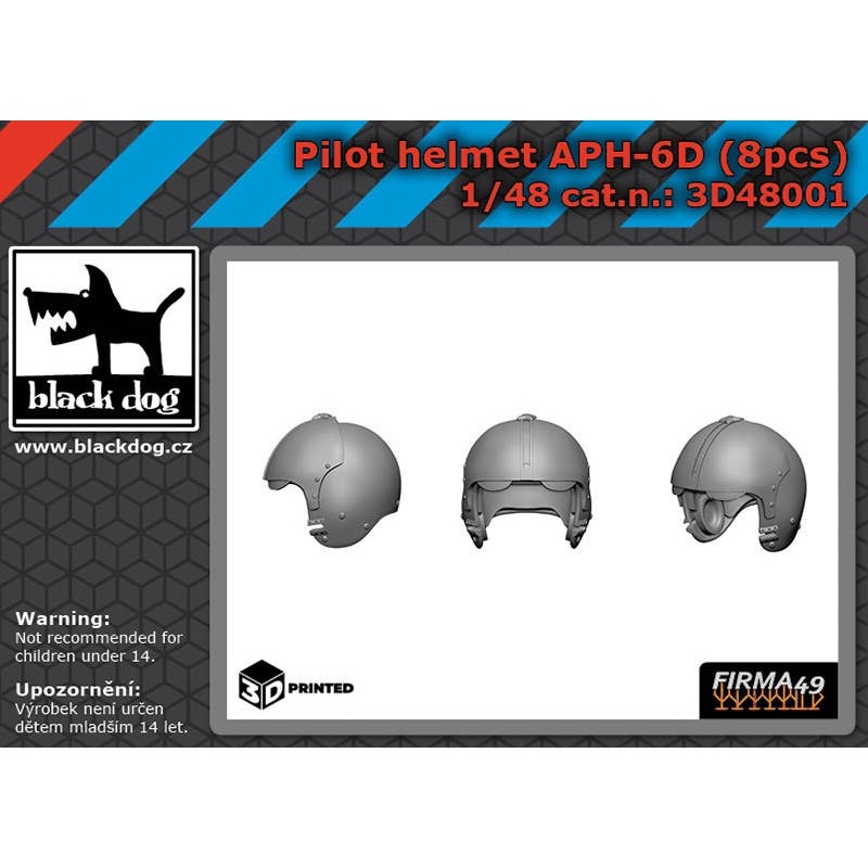 1/48 Pilot helmet APH-6 D  8 pcs