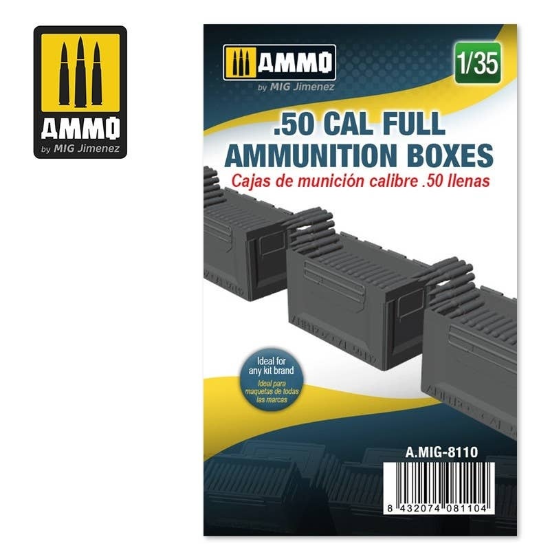 1/35 .50Cal Ammo Box (With Ammo)