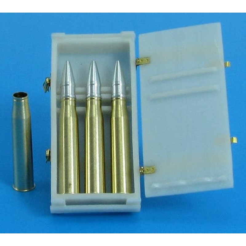 1/35 7.5 cm Pzgr.Patr.40 Kw.K.40/Stu.K.40 L / 43, L / 48 APCR Shell, Ammunition Box Set (for Long Barrel III Assault Gun, Long Barrel IV Tank Type)