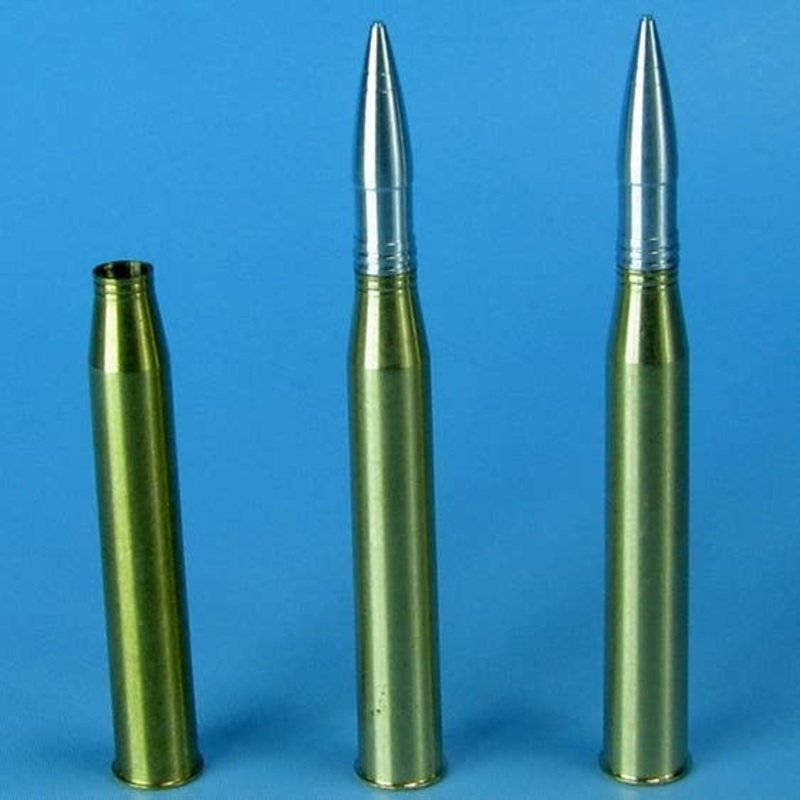 1/35 8.8 cm Sprgr.Patr.L / 4,5 Kw.K.43 HE Shell, Shell Case Set (For Hornisse / Nashorn, TigerII, Jagdpanther, Elephant, Ferdinand)