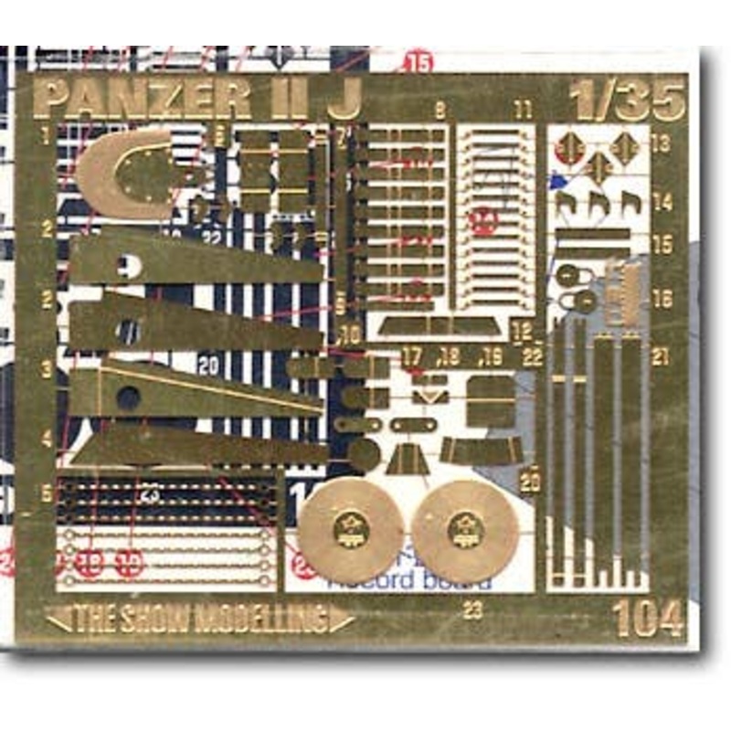 1/35 Alan Hobby Pzkw II. Ausf.J Detail up Parts