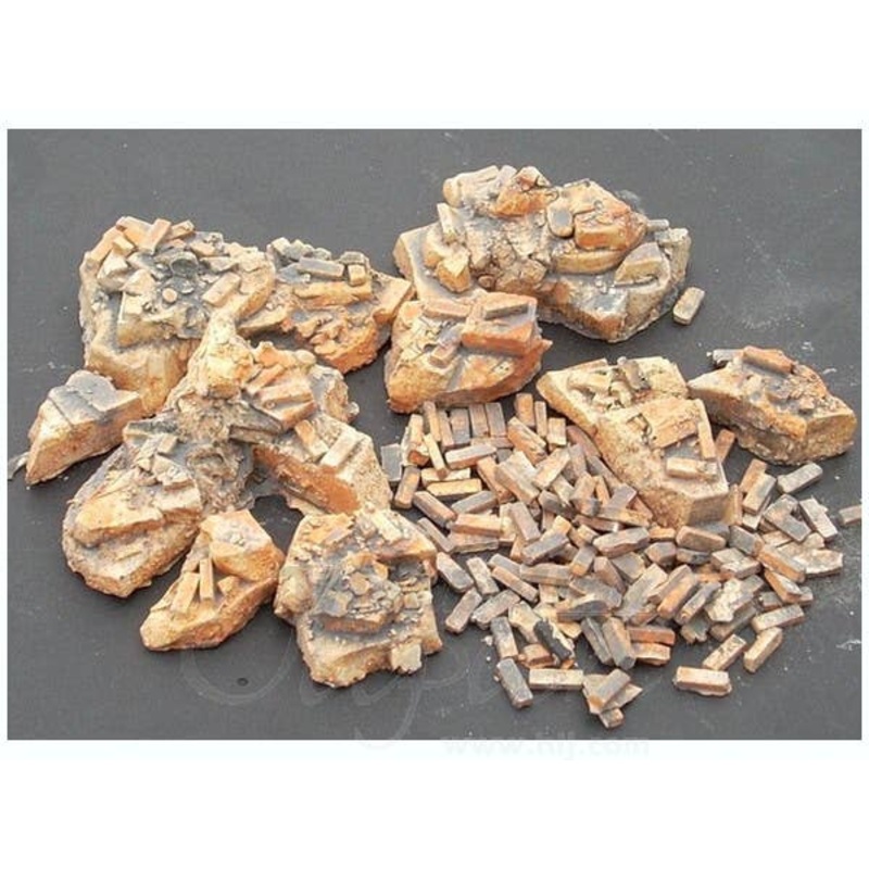 1/35 Cast Rubble & Bricks