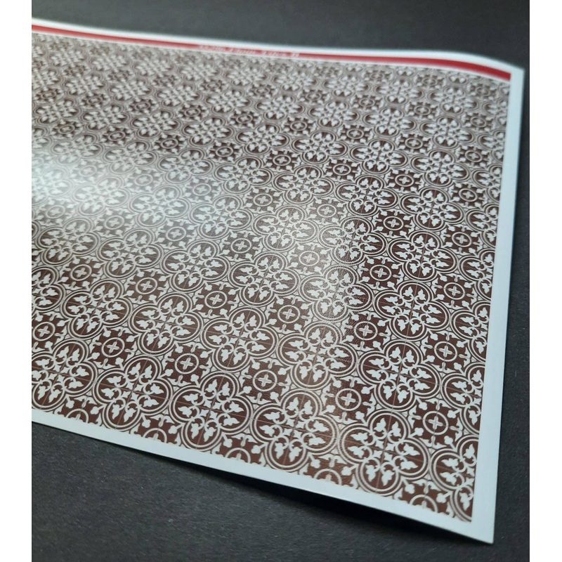 1/35 Floor Tile Sheet B Leaf Pattern