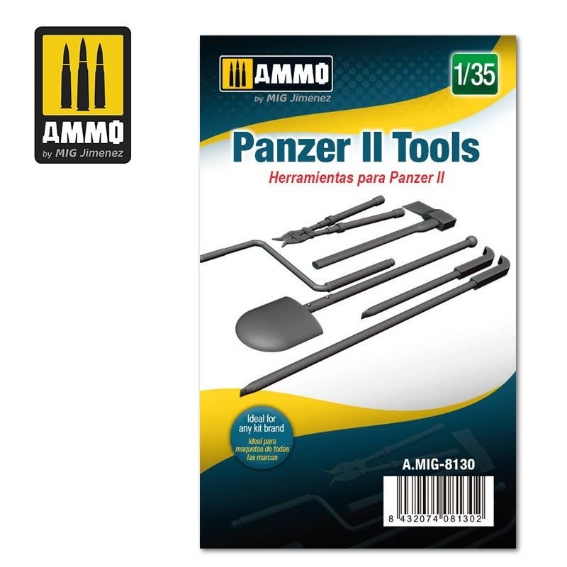1/35 In-Vehicle Tool Set For Panzer II