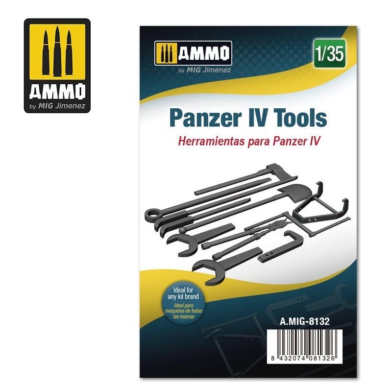 1/35 In-Vehicle Tool Set for Panzer IV