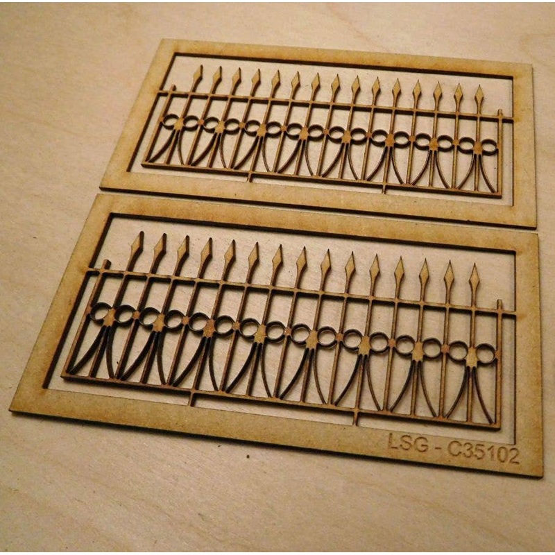 1/35 Iron Fences for Walls