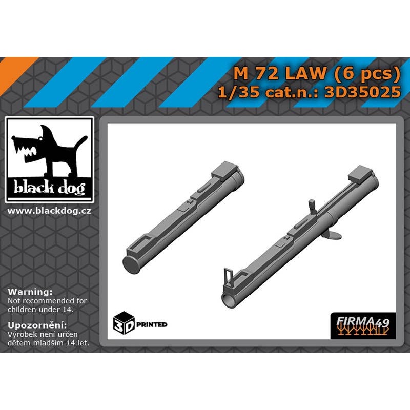 1/35 M72 LAW (6 pcs)