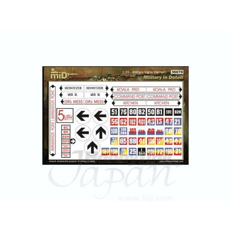 1/35 Military Signs Vietnam